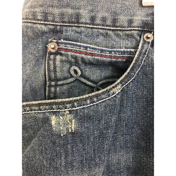 LRG Lifted Research Mens Washed Indigo Blue Jeans 40 x 33 - Picture 3 of 9